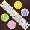 Grelucgo Embroidered Decorative Pink, Yellow, Green and Blue Table Runners