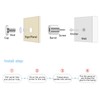 LuckIn 8 Pack Standoff Screws for Acrylic (1 in. Dia