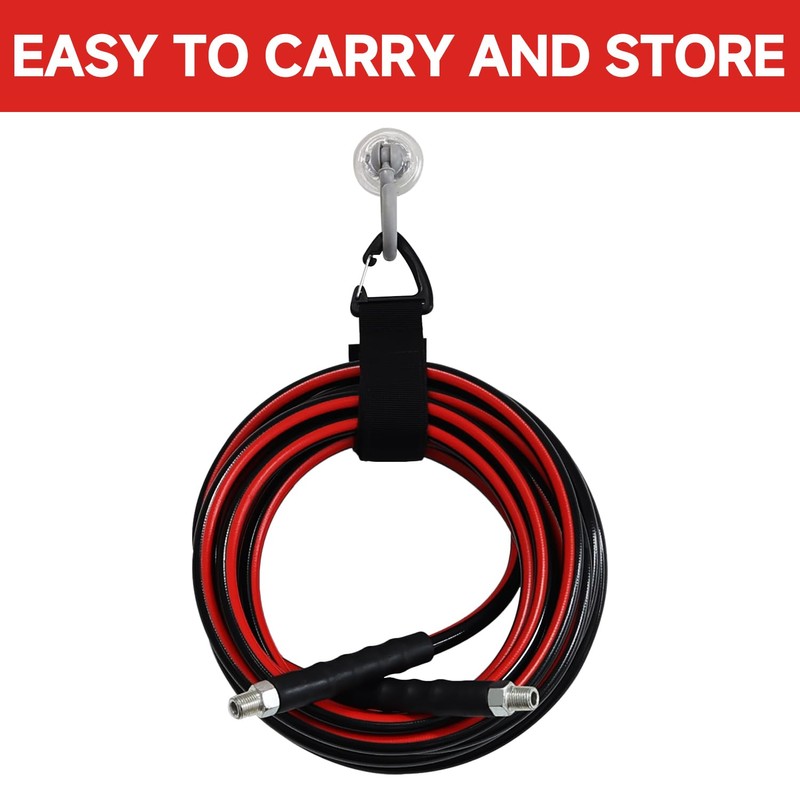 Sewer Jetter Kit for Pressure Washer 100FT, Drain Cleaner Hose