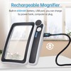 Sonew 4 x Reading Magnifier with Light for Seniors, Large,