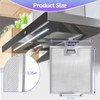 2 Pack-S97018029 Range Hood Filter Replacement, Upgraded Stainless steel frame