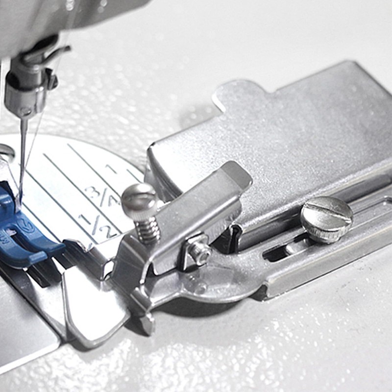 Magnetic seam guide, hem aid for sewing machine, magnetic seam