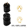 Oviitech Electrical Replacement Plug Connector Set, Extension Cord Ends Male