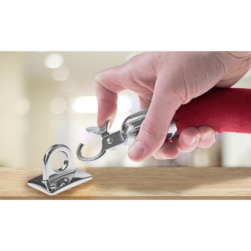 SOURCEONE.ORG Rope Stanchion Wall Plate in Gold or Silver Finish