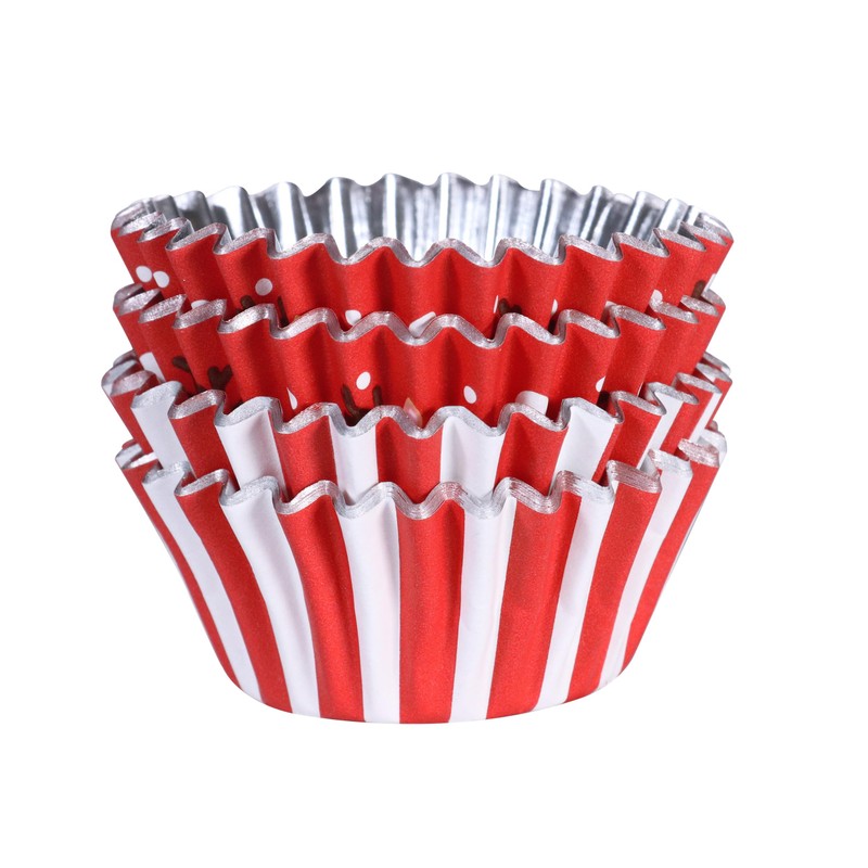 PME Christmas Mini Foil Coated Cupcake Cases - Rudolph (Pack