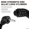 Bicycle Lock, Bicycle Chain Lock, Chain Lock, Number Code Combination