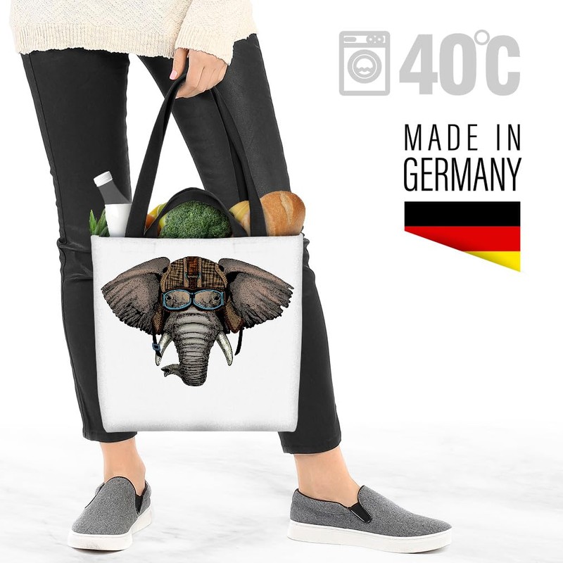 VOID Elephant Pilot Illustration Comic Bag 33 x 33 x