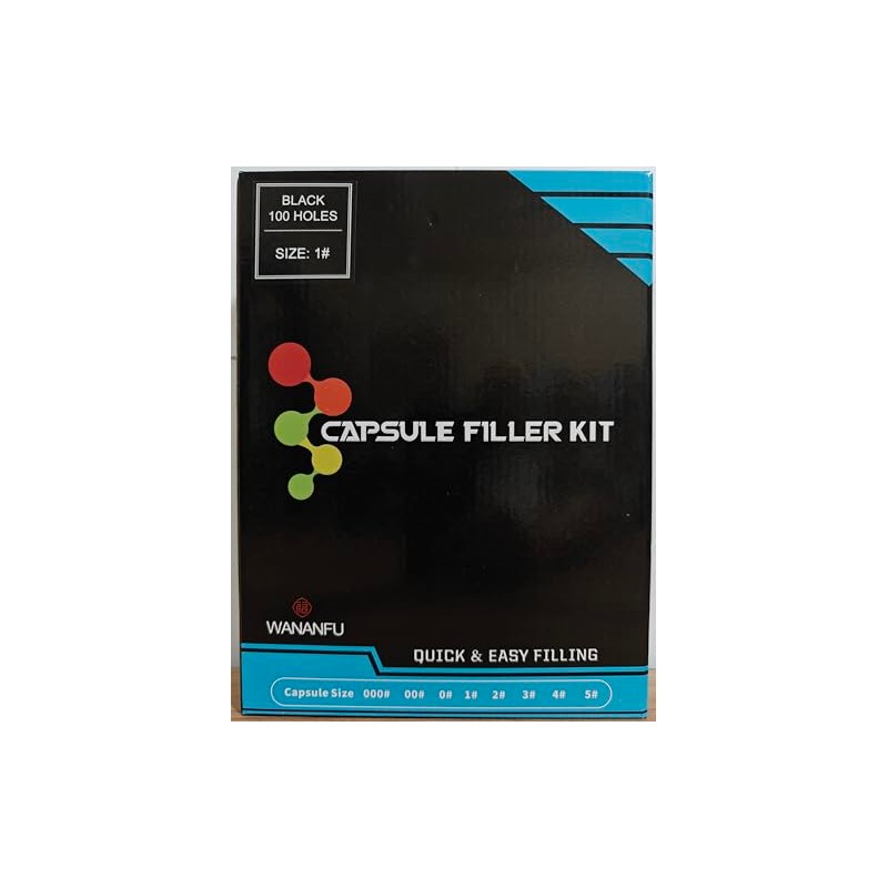 wananfu WANANFU Capsule Filling Machine Size 1 Bundle with Separated
