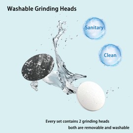 Pedicure Tools for Feet, Pedicure, Foot Callus Remover, Electric Feet Callus Remover, Electric Feet Callus Remover, Foot Grinder, Dual Speed Modes, Removable and Washable Heads, Long Lasting Battery