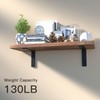 4 Pack 8 Inch Floating L Shelf Brackets for DIY,1/5