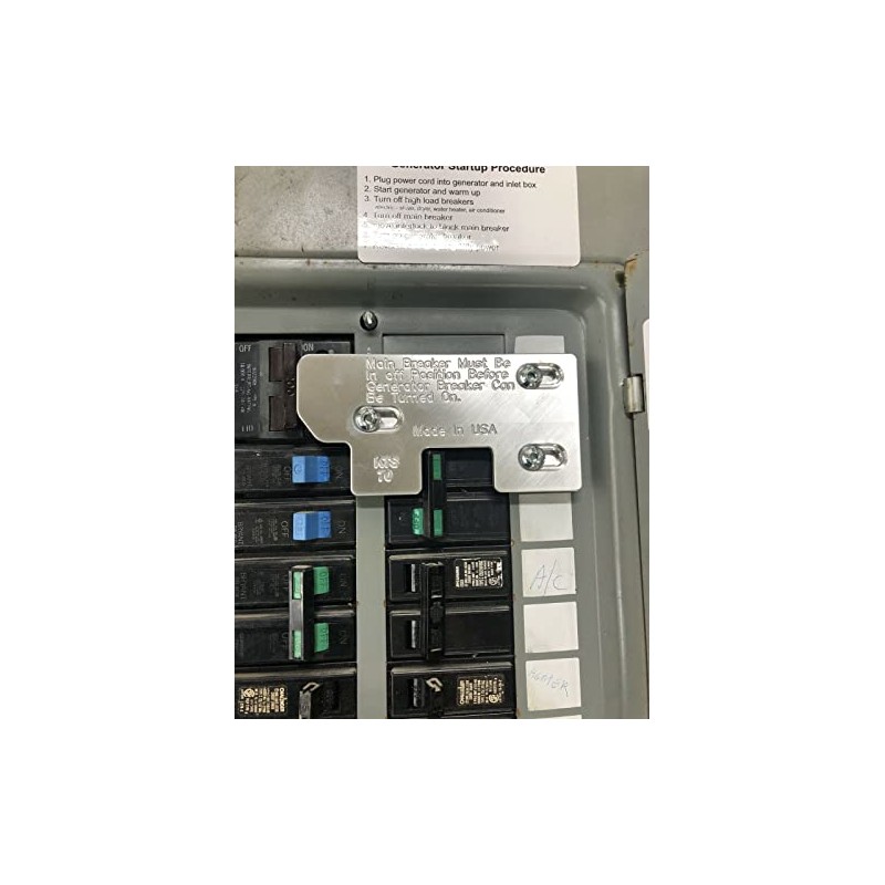 Generator Interlock WR-70 Compatible with Bryant or Westinghouse 200 amp