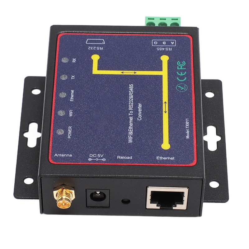 Serial Device Server Converter RJ45 Ethernet WiFi to RS232 RS485