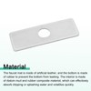 QUARKZMAN Kitchen Sink Splash Guard Leather Tap Suction Mat Splash