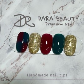 Dara Beauty December Art of the MonthChristmas Nails❣ - Nail Glue / 다라뷰티 12월 이달의아트크리스마스네일❣ - 네일글루