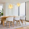 Hollow Out Star Lantern Paper Hanging Pendants Lampshade for Christmas
