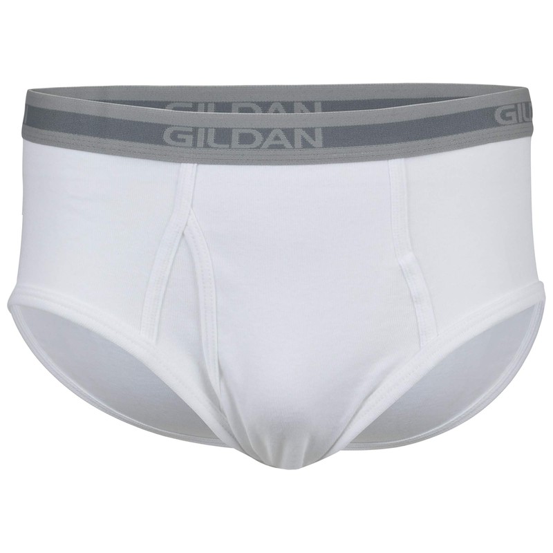Gildan Men's Underwear Briefs, Multipack, White (6-Pack), Small