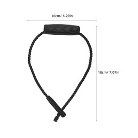 Luxshiny Bucket Handle Replacement Rope Grip with Plastic Clamp Lightweight Durable Bucket Carrying Handle for Wood Buckets Fishing Pails DIY Projects 2 Pieces 7.08X6.29 Inches