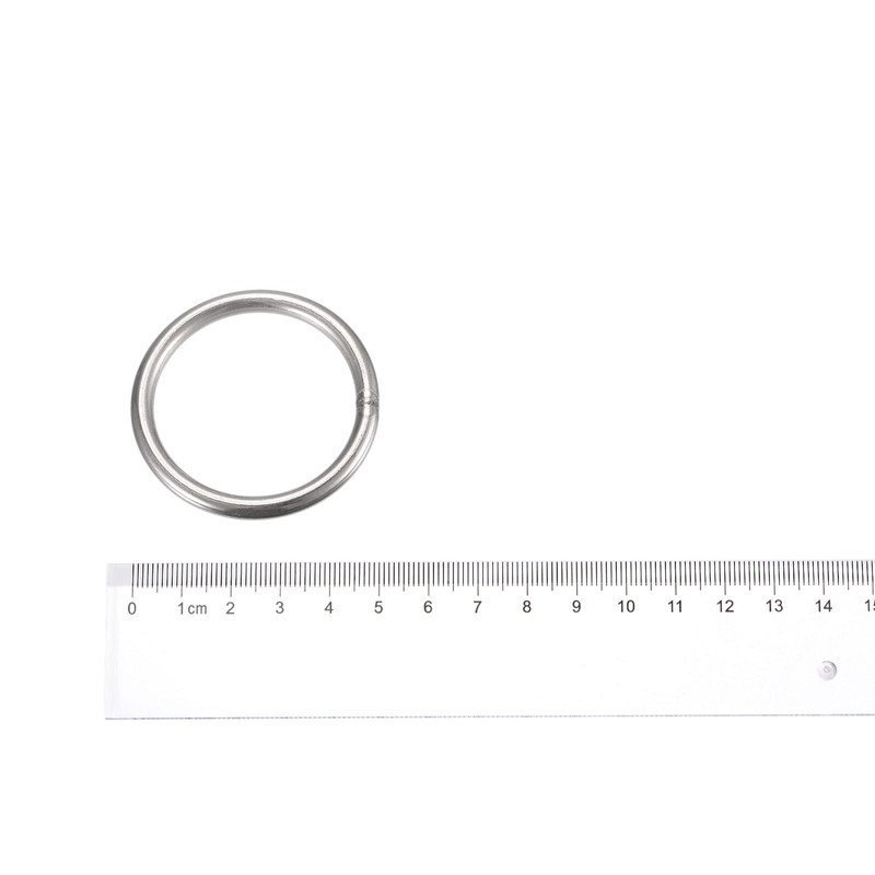 sourcing map Pack of 3 O Rings Stainless Steel 50