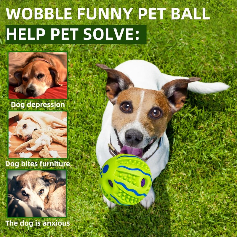 TAUCHGOE Interactive Dog Toy Ball