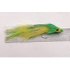 Set of 3 articulated streamers for fly fishing. bass, trout