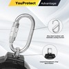 11FT Self Retracting Lifeline Fall Protection Retractable Lanyard, Fall Arrest