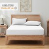 puredown Set of 2 Fitted Sheets 90 x 200 cm