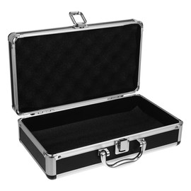 COHEALI Aluminum Alloy Lockable Toolbox 11.81 Inch Portable Tool Organizer with Handle for Hardware Jewelry Medicine Storage Large Capacity Carrying Case