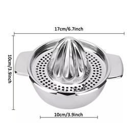 Stainless Steel Lemon Squeezers, Manual Juicer Lime Citrus Orange Fruit Hand Press Squeezer, Multi-purpose Manual Juicer Kitchen Tool