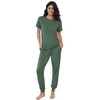Joyaria Jogger Pajama Set for Women Ultra Soft Bamboo Pj