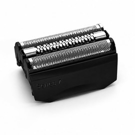 70B Replacement Head Compatible with Braun Series 7 Electric Shaver, Black Foil and Cutters Blade for Braun Legacy S7 Models 790cc 760cc 750cc 720cc 7899cc 799cc, Washable Foil Component