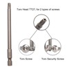 Sipery T27 security torx bits tamper proof 10Pcs, 100mm /