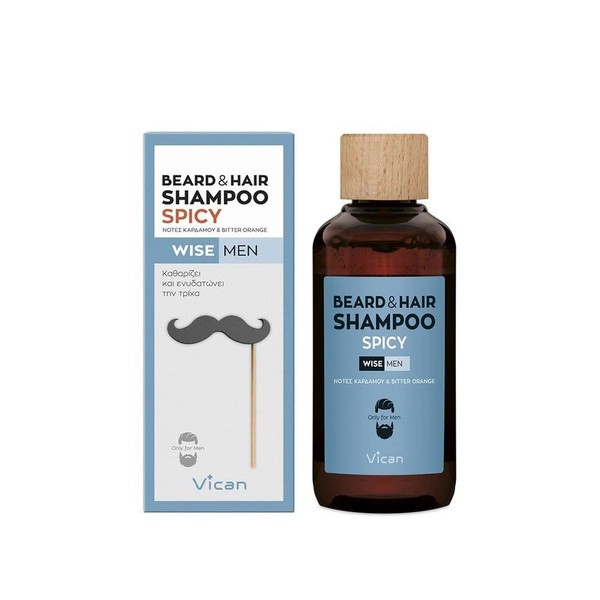 Vican Wise Man Beard & Hair Shampoo Spicy 200 ml