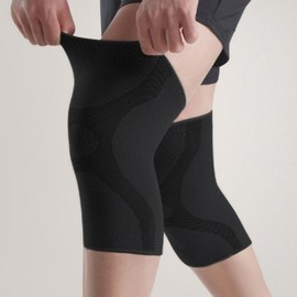 FlexLab Sports Weightlifting Knee Brace for Lifestyle & Health - 2 Colors Black/XL