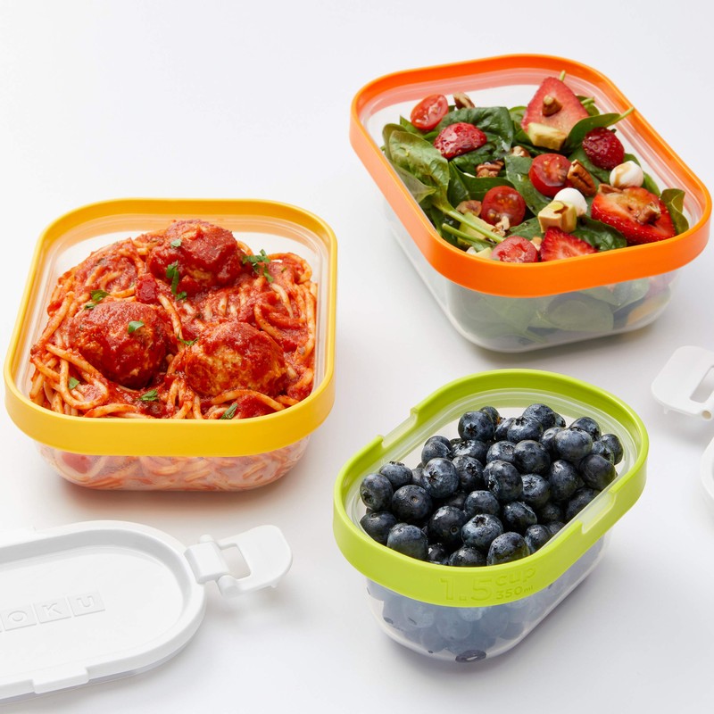 Zoku - Neat Stack - Stackable Food Storage Containers with