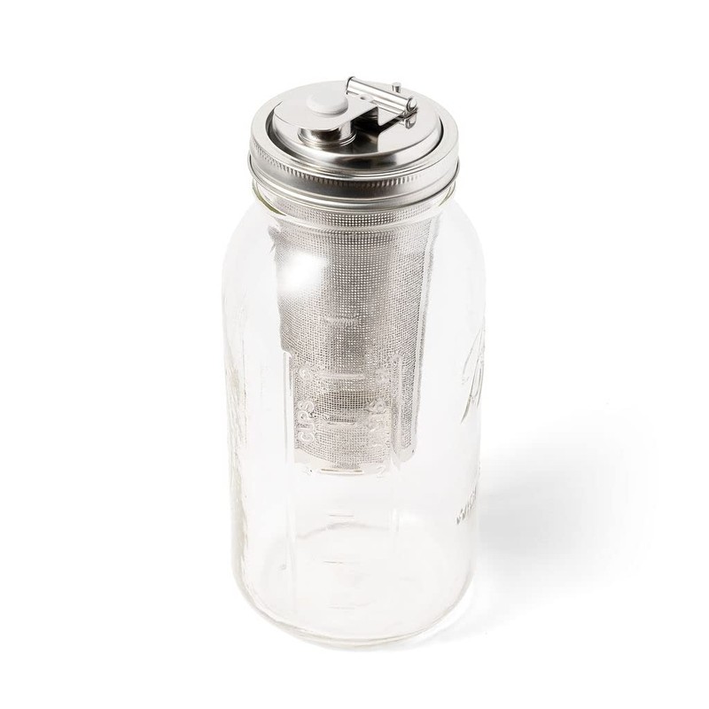 Jarware Cold Brew Coffee Maker and Tea Infuser Lid For