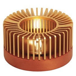 KAYCROWN Teapot Warmer, Aluminum Alloy & Wood Tea Warmer for teapot with Tea Light Holder, Rose Gold Teapot Heater for Heating Coffee, Milk, Food Indoors and Outdoors, Suitable for All Teapots