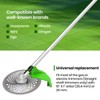 2-Set 10" x 80T Carbide Tip Brush Blades with The
