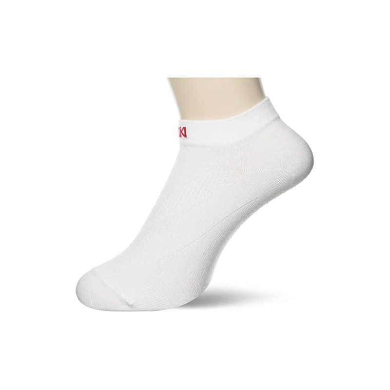 SASAKI Men's Rhythmic Gymnastics Low Socks, SS-3, White (W) 23-25