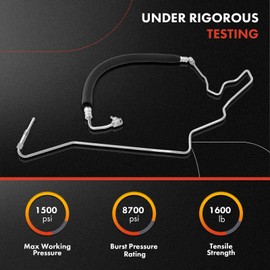 A-Premium Power Steering Pressure Hose Line Assembly Compatible with Infiniti QX70 2014-2017 FX35 2009-2012 FX37 2013 3.5L 3.7L