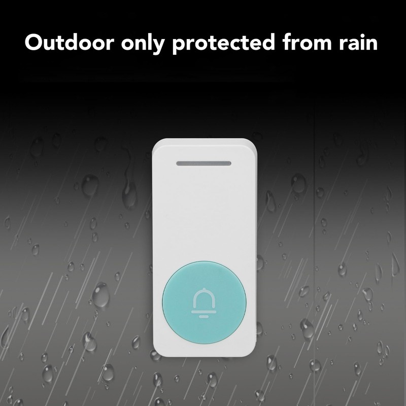 Wireless Doorbell 5 Level Volume 200 Meter Long Range Home