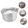 Alipis Multi-Function Lunch Box Lightweight Stainless Steel Sealed Lid for