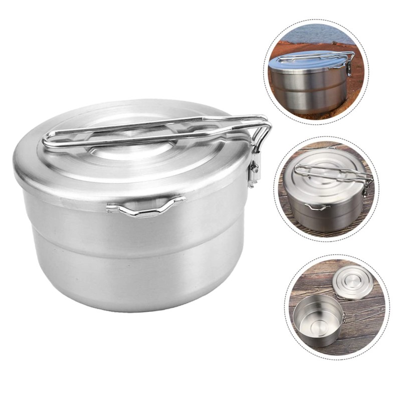 Alipis Multi-Function Lunch Box Lightweight Stainless Steel Sealed Lid for