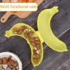 Banana Case Holder,2 Pcs Reusable Banana Storage Box with Vent