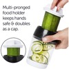 Vegetable Slicer-Zucchini Noodles Tool & Spaghetti Maker.Well-Designed Food Blade &
