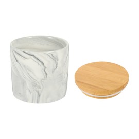 Hemoton Recipiente De Sal De Cerámica con Tapa Hermética para Almacenamiento Cocina Contenedor De Té Y Especias Diseño Moderno para Encimera para Azúcar Hierbas