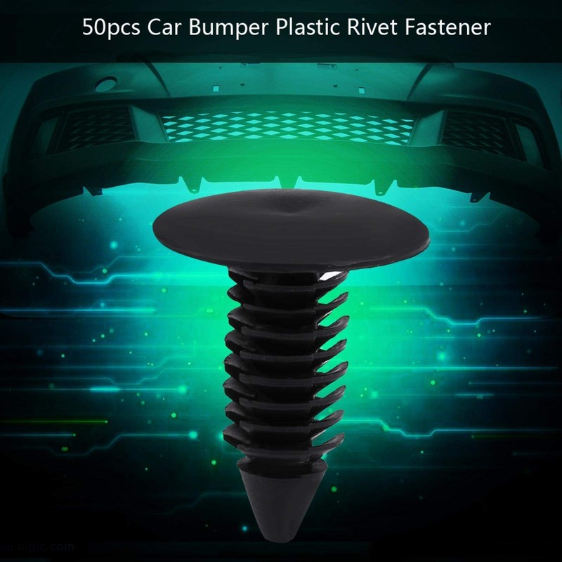 Rivet Fastener Plastic Rivet Fastener 50 Pieces Car Bumper Plastic