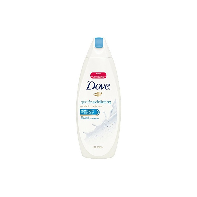 Dove Body Wash Gentle Exfoliating 22 oz (2 count)