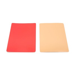 AIMOFAMAG - Tarjetas de abanico y manipulación de truco mágico para escenario (rojo, tamaño del puente, 1 cubierta)