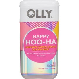 Olly Happy Hoo Ha Probiotics for Women Vaginal Health 25 Capsules Self Care