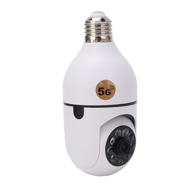 Lamp Holder Camera Wireless 360 Degree 2.4GHz and 5G WiFi